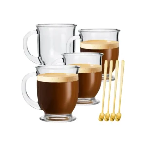 Clear Glass Coffee Mugs