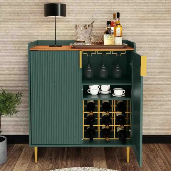coffee bar cabinet modern